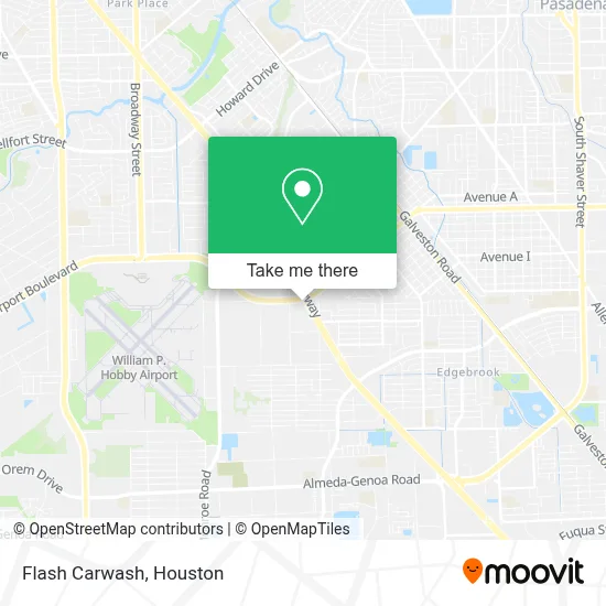Flash Carwash map
