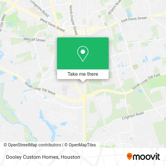 Dooley Custom Homes map