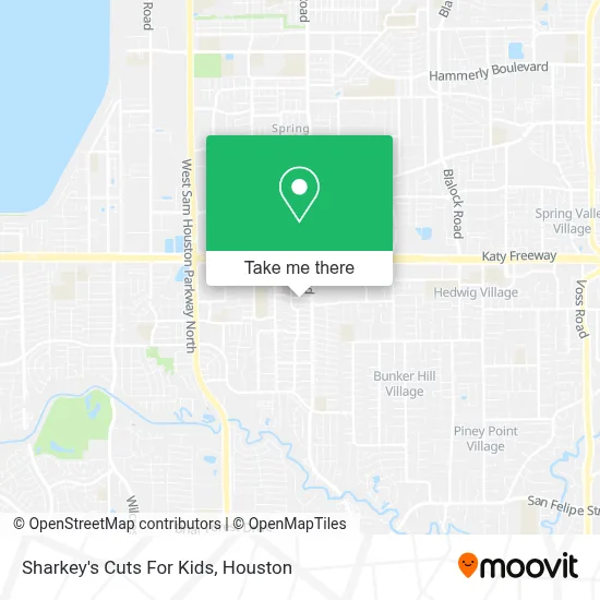Sharkey's Cuts For Kids map