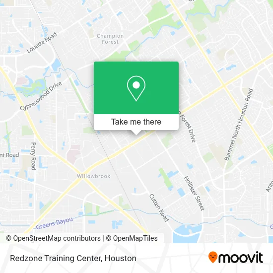 Redzone Training Center map