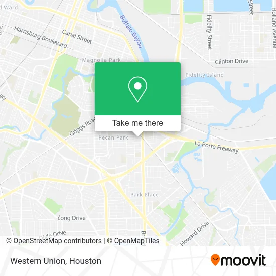 Western Union map