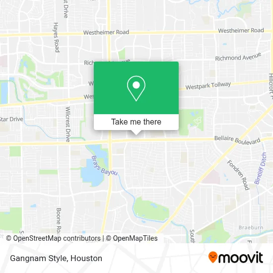 Gangnam Style map