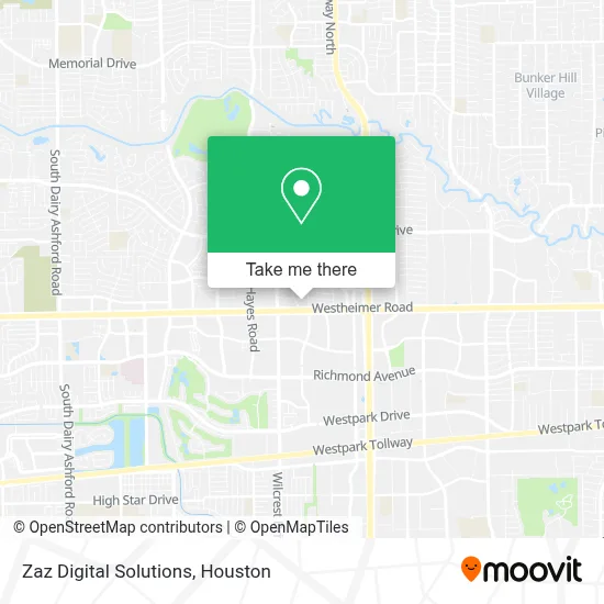 Zaz Digital Solutions map