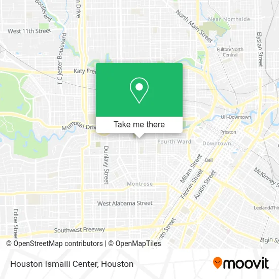 Houston Ismaili Center map