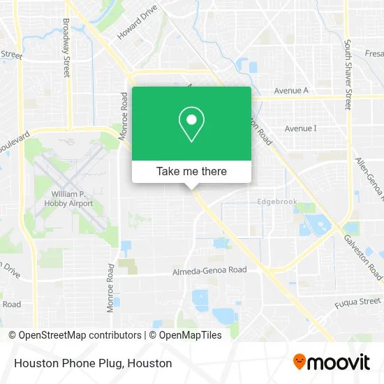 Houston Phone Plug map