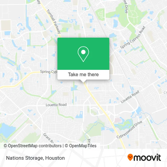 Nations Storage map