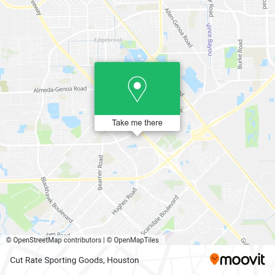 Cut Rate Sporting Goods map