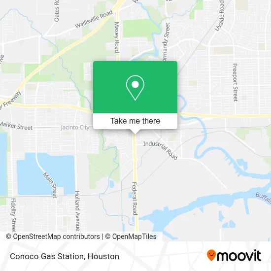 Conoco Gas Station map