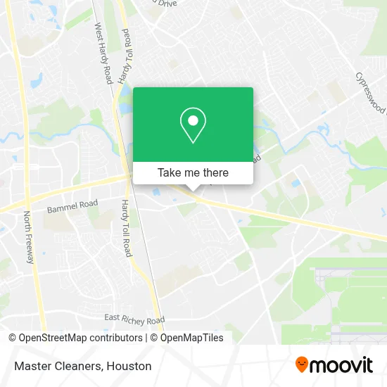 Master Cleaners map