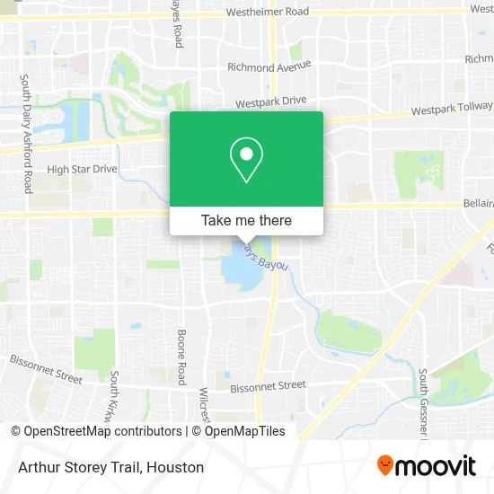 Arthur Storey Trail map