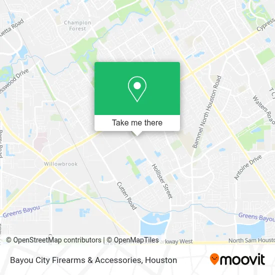 Bayou City Firearms & Accessories map