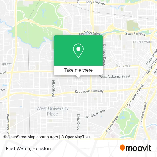 First Watch map
