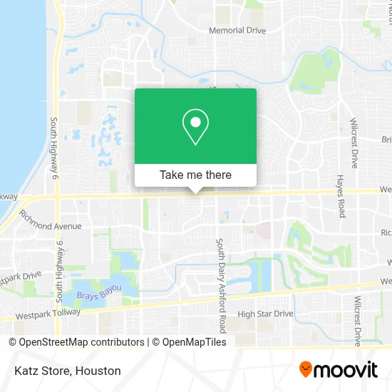 Katz Store map