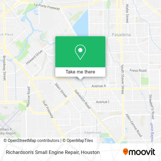 Richardson's Small Engine Repair map