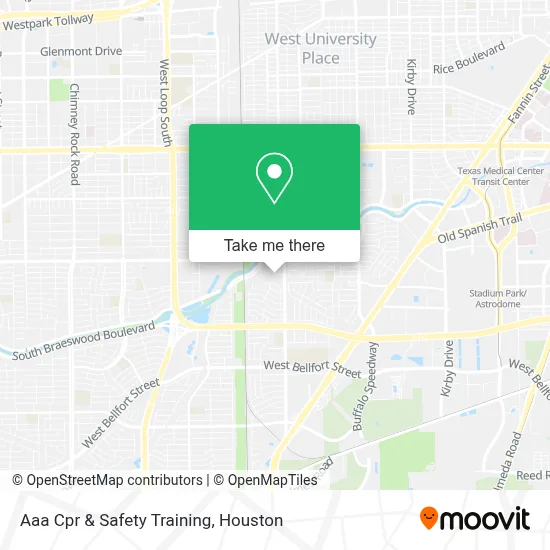 Aaa Cpr & Safety Training map