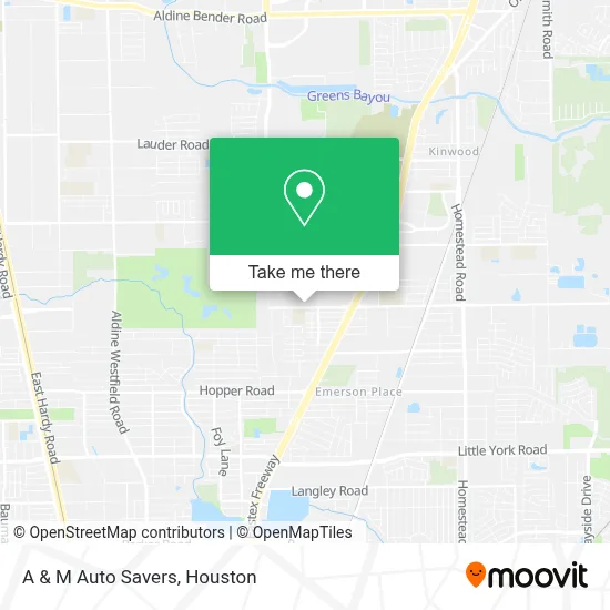 A & M Auto Savers map