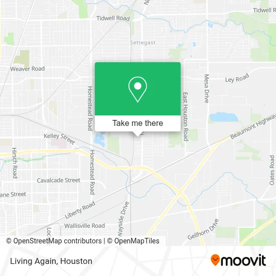 Living Again map