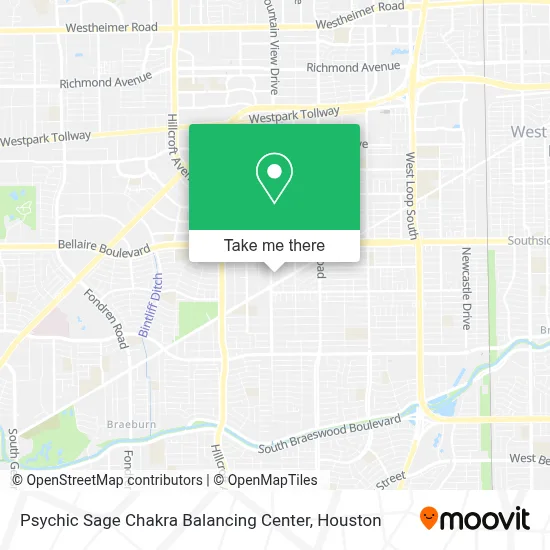 Psychic Sage Chakra Balancing Center map