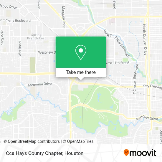 Cca Hays County Chapter map