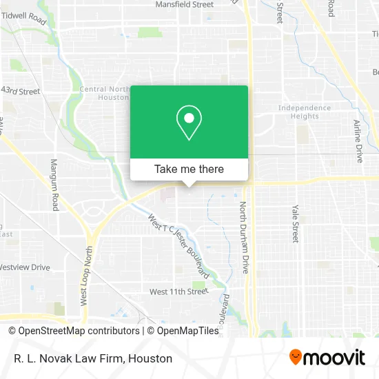 Mapa de R. L. Novak Law Firm