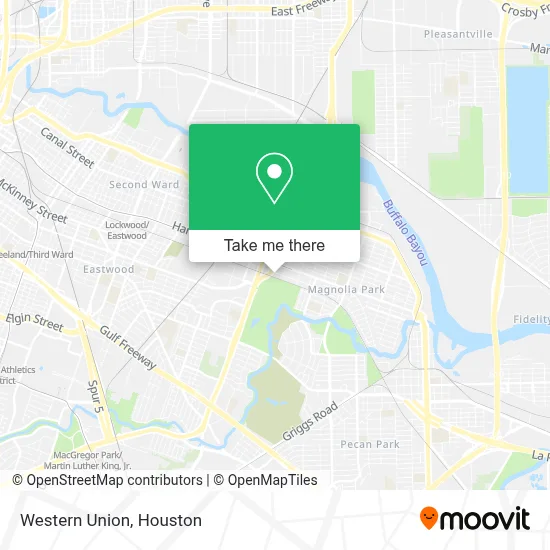 Western Union map