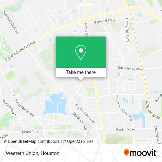Western Union map