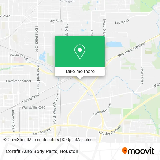 Certifit Auto Body Parts map