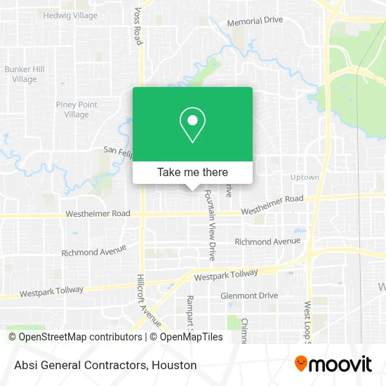 Absi General Contractors map