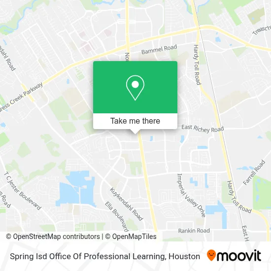 Spring Isd Office Of Professional Learning map