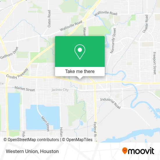 Western Union map