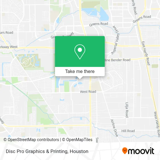 Disc Pro Graphics & Printing map
