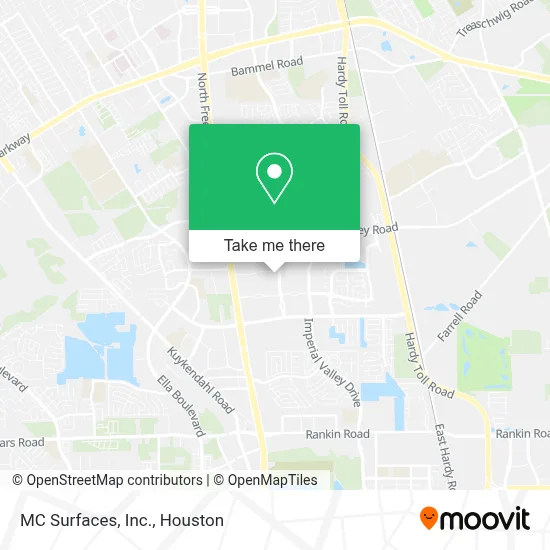 MC Surfaces, Inc. map
