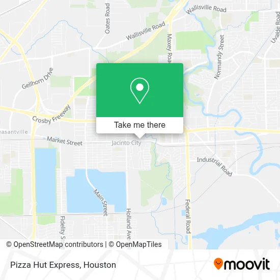 Pizza Hut Express map