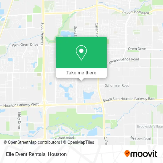 Elle Event Rentals map