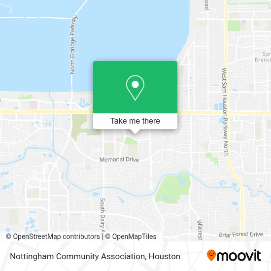 Nottingham Community Association map