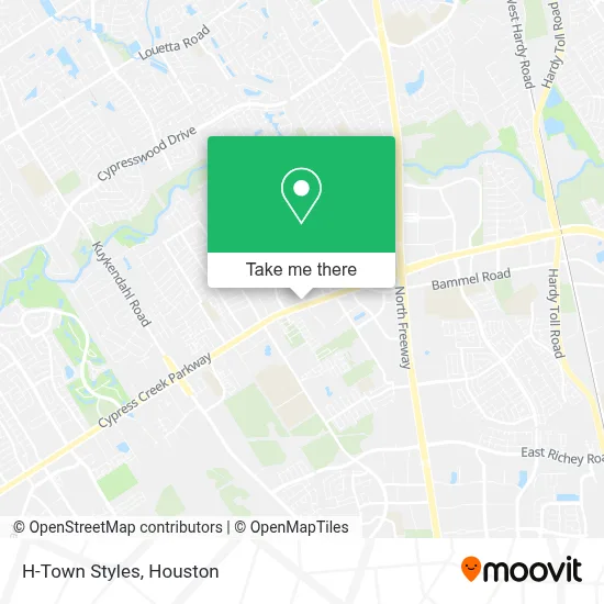 H-Town Styles map