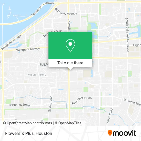 Flowers & Plus map
