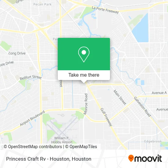 Princess Craft Rv - Houston map