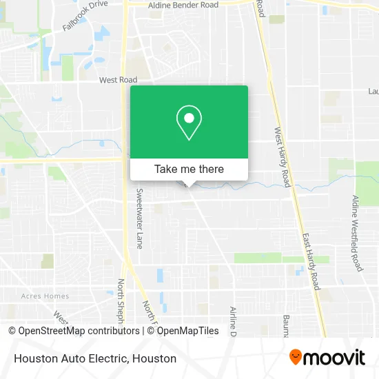 Houston Auto Electric map