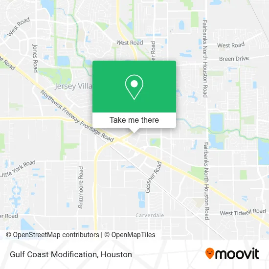 Gulf Coast Modification map