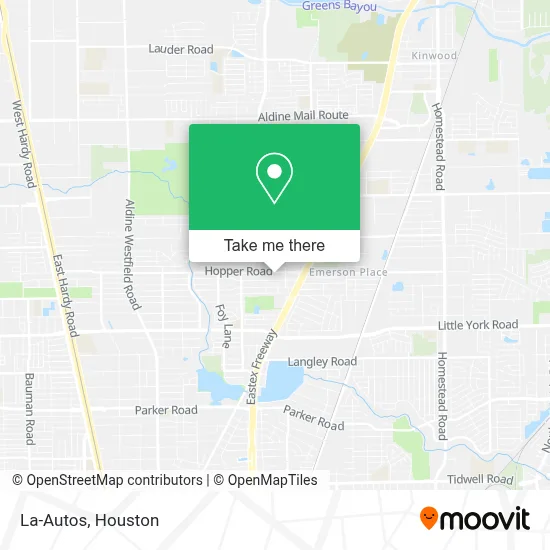 La-Autos map
