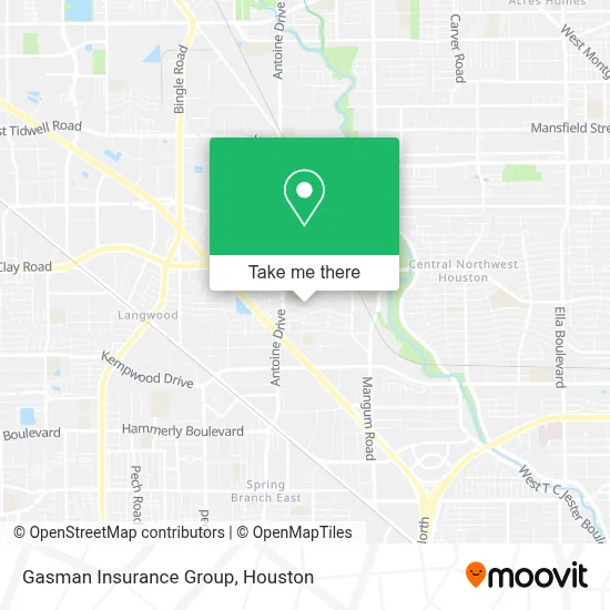 Gasman Insurance Group map