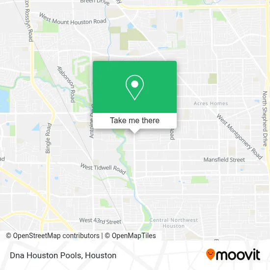 Dna Houston Pools map