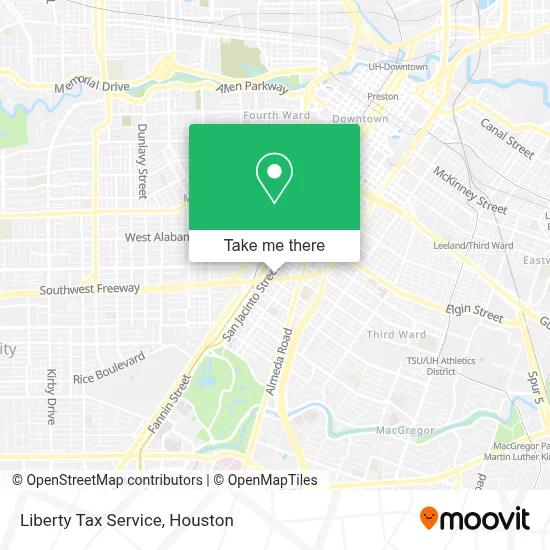 Liberty Tax Service map