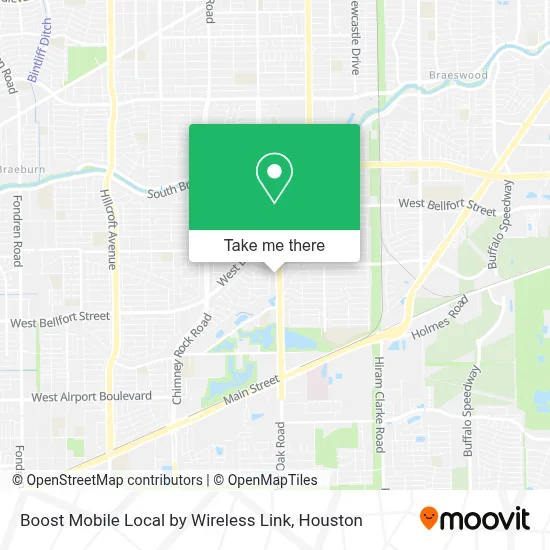 Boost Mobile Local by Wireless Link map