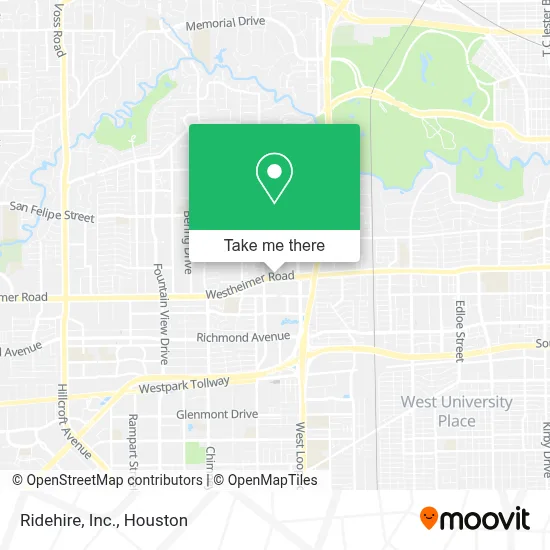 Ridehire, Inc. map