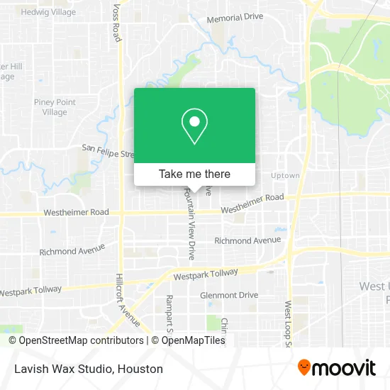 Lavish Wax Studio map