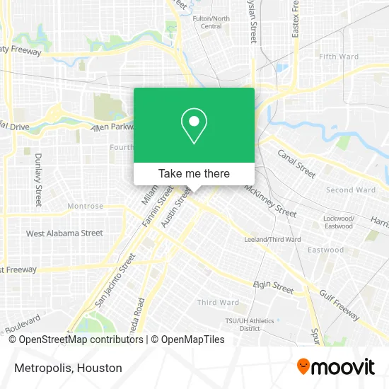 Metropolis map