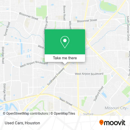 Used Cars map
