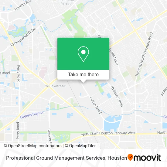 Professional Ground Management Services map